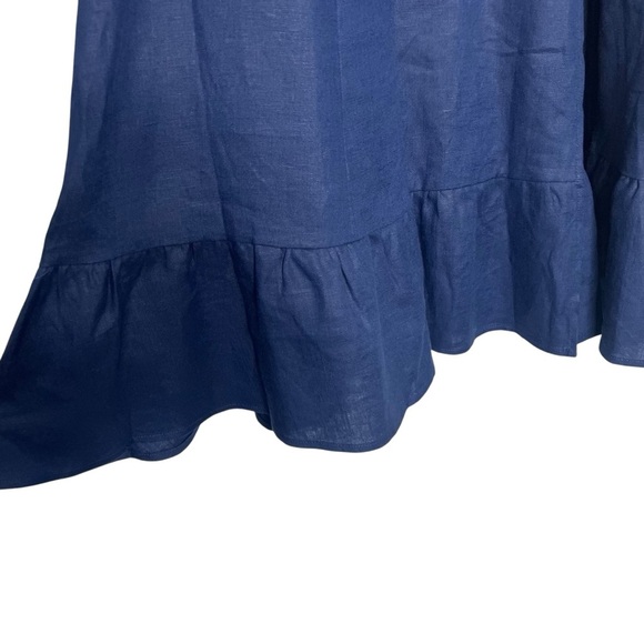 Reformation Belgium Linen Dress Danube Size 4 NEW - Picture 11 of 16